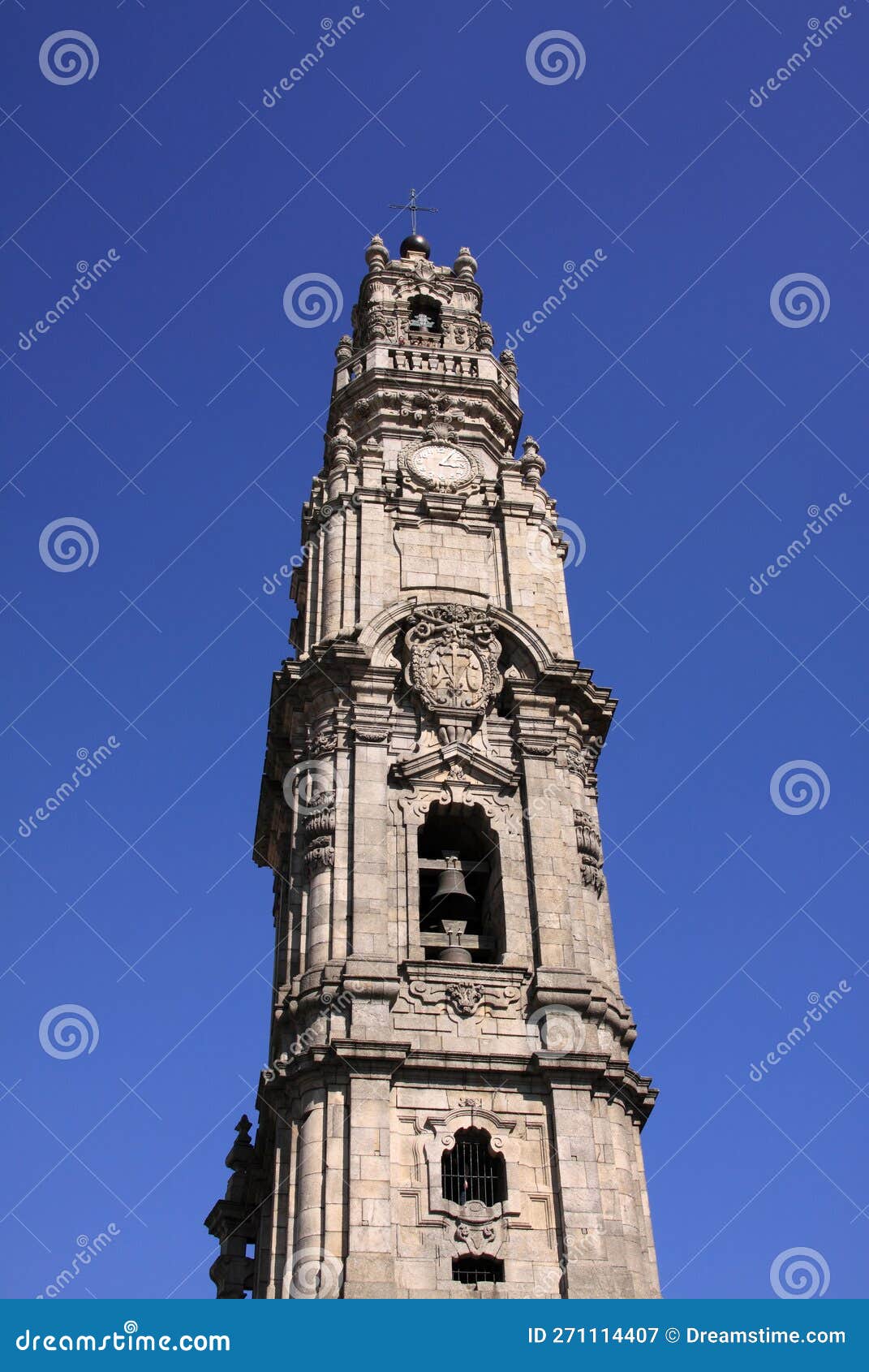 the clergy tower. porto, portugal
