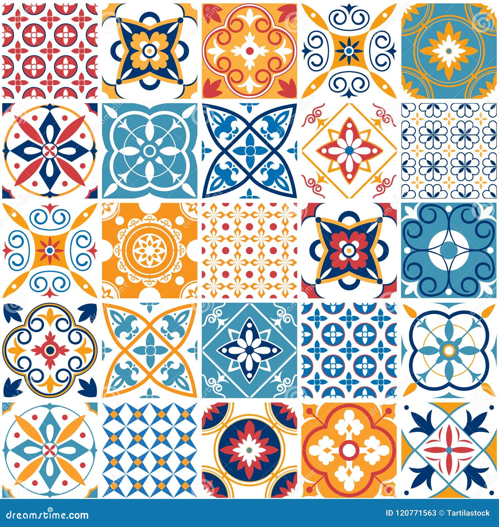 portugal seamless pattern. vintage mediterranean ceramic tile texture. geometric tiles patterns and wall print textures