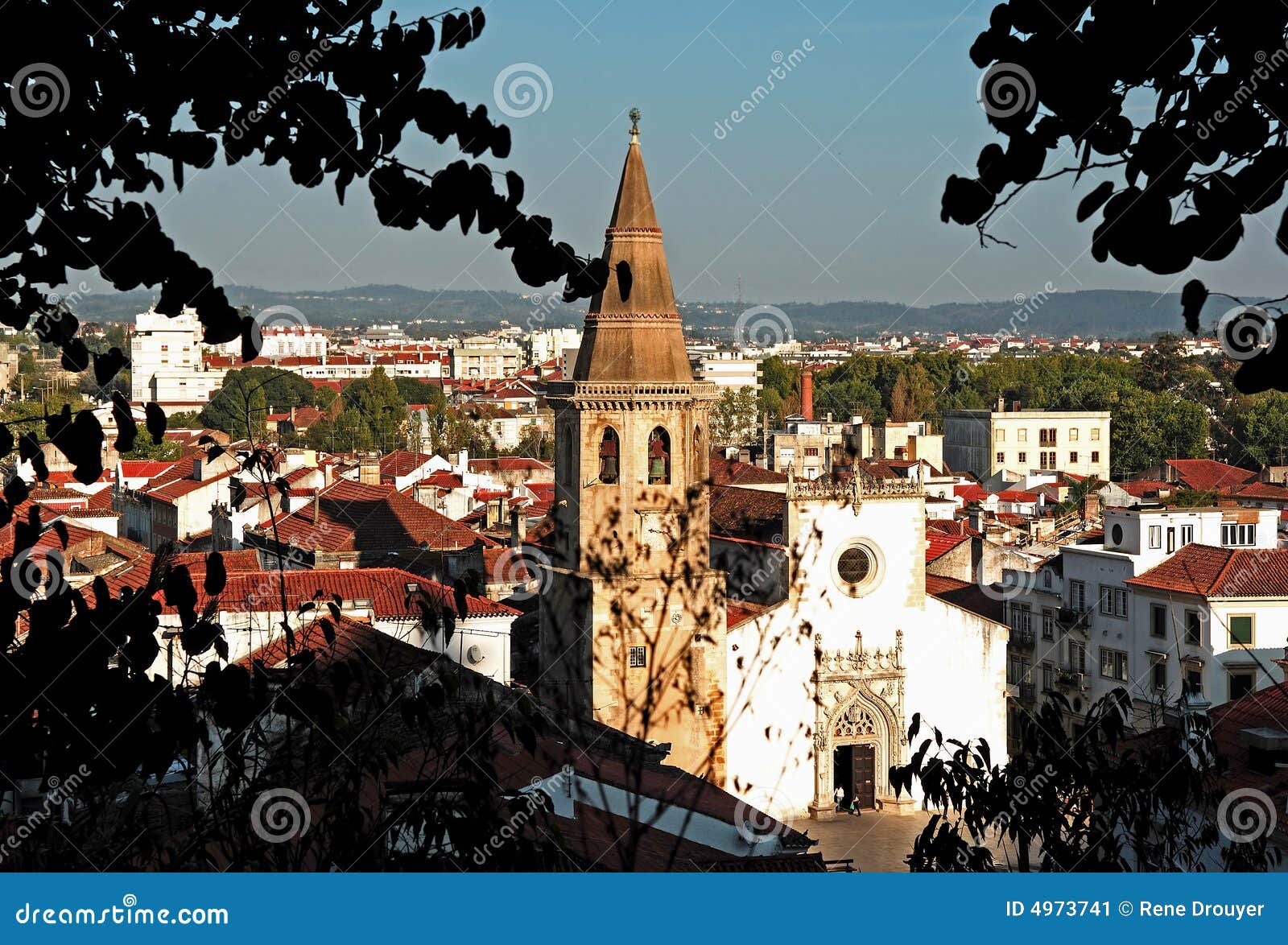 portugal, tomar; view of the city
