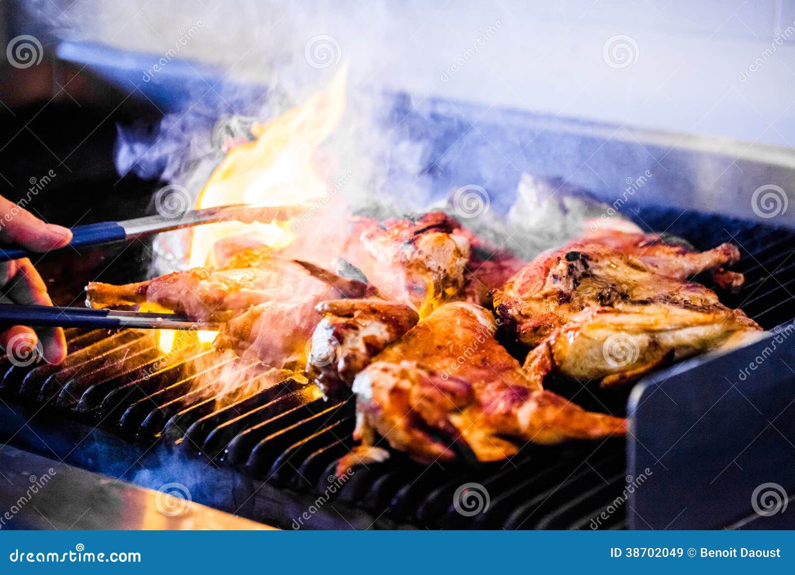 portuguese chicken on the grill