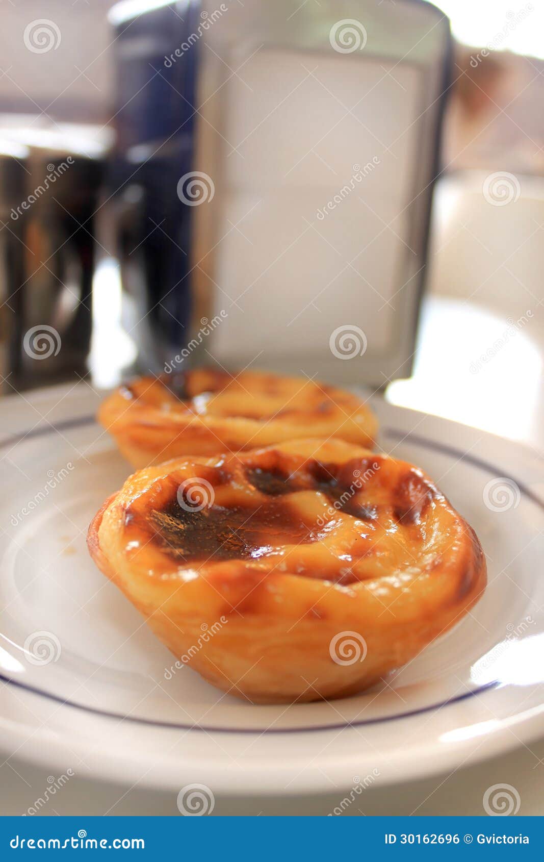 Portuguese Custard Pastry Delicasy Stock Photo Image of pastel
