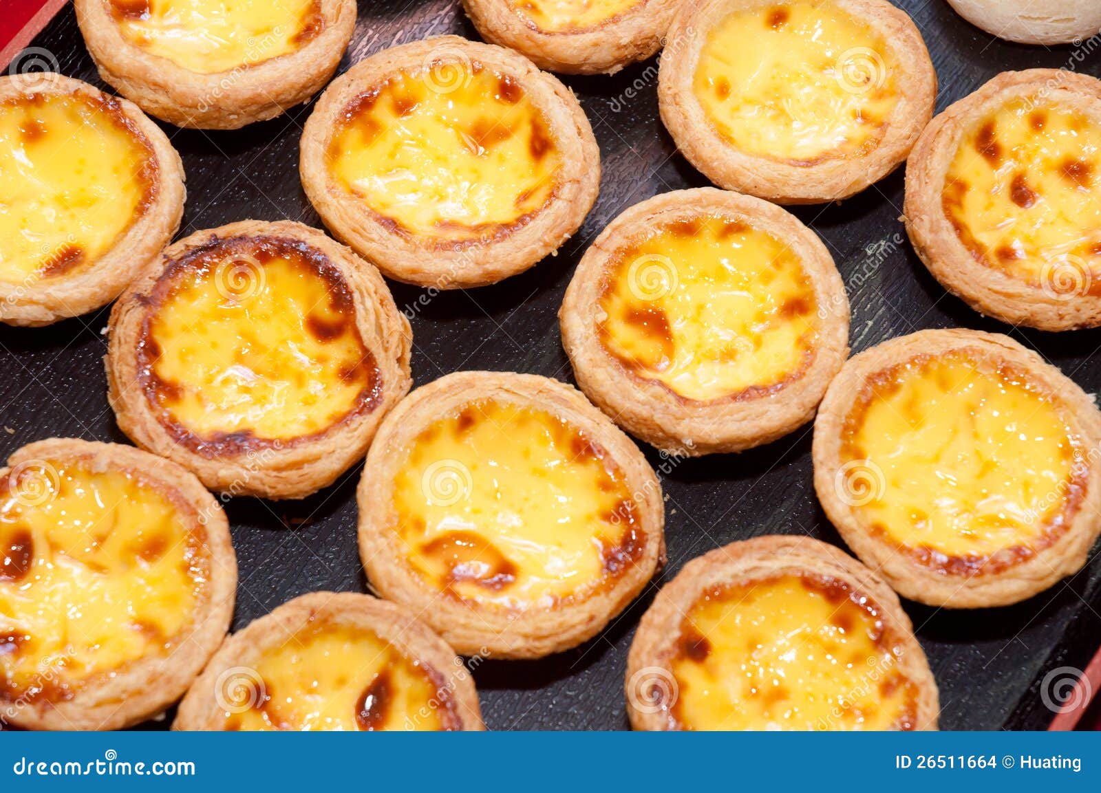Portuguese Custard Tart stock photo. Image of flour, dough 26511664