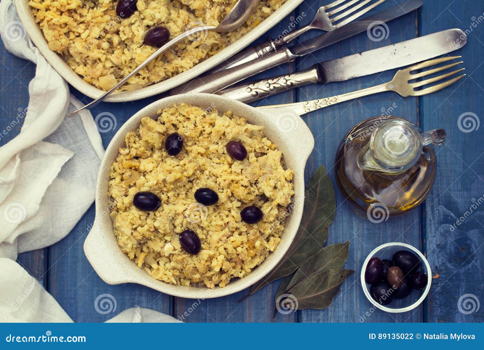 Portuguese Dish Cod Fish with Potato and Eggs Stock Photo Image of fried, recipes 89135022