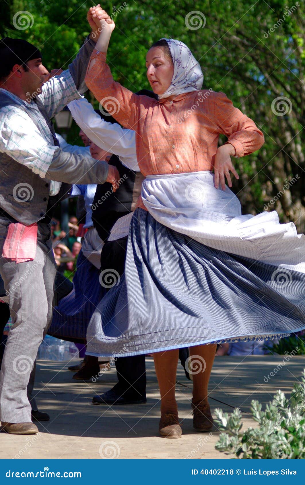 Portuguese Folklore Dancing Editorial Stock Photo - Image of heritage