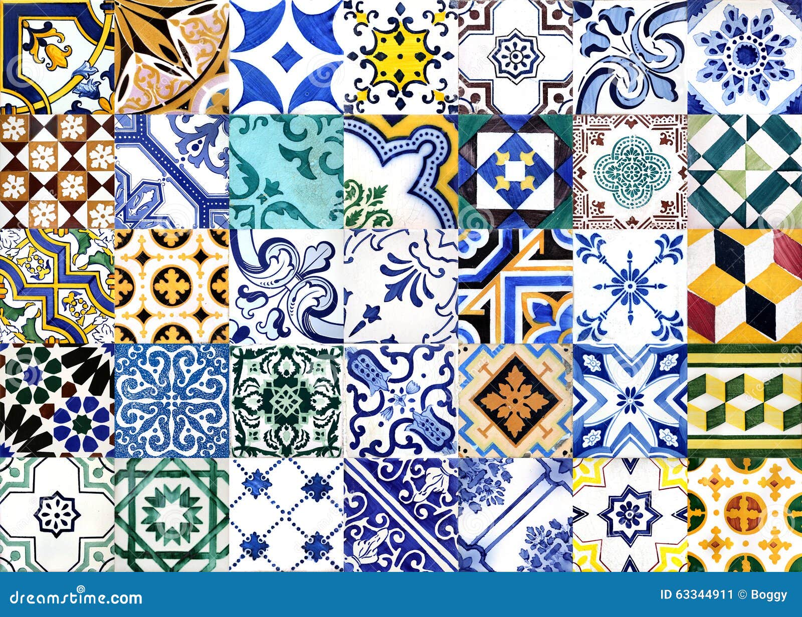 portuguese glazed tiles