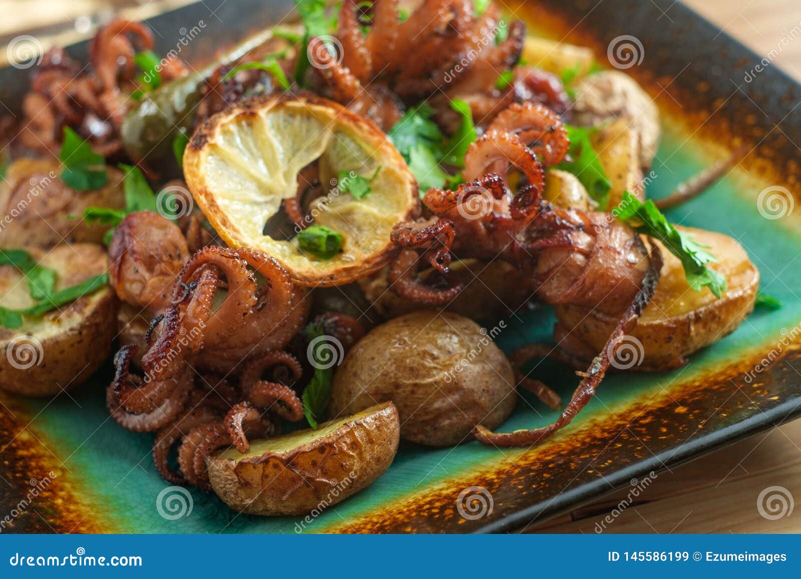 portuguese octopus a lagareiro