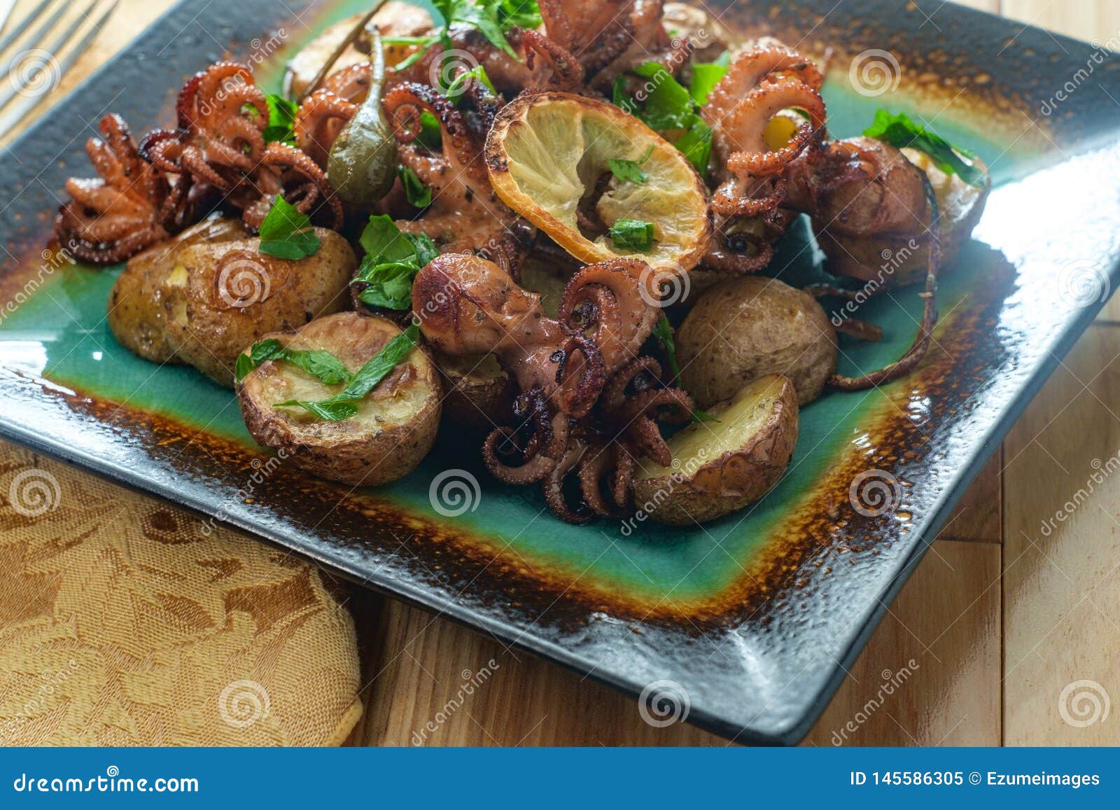portuguese octopus a lagareiro