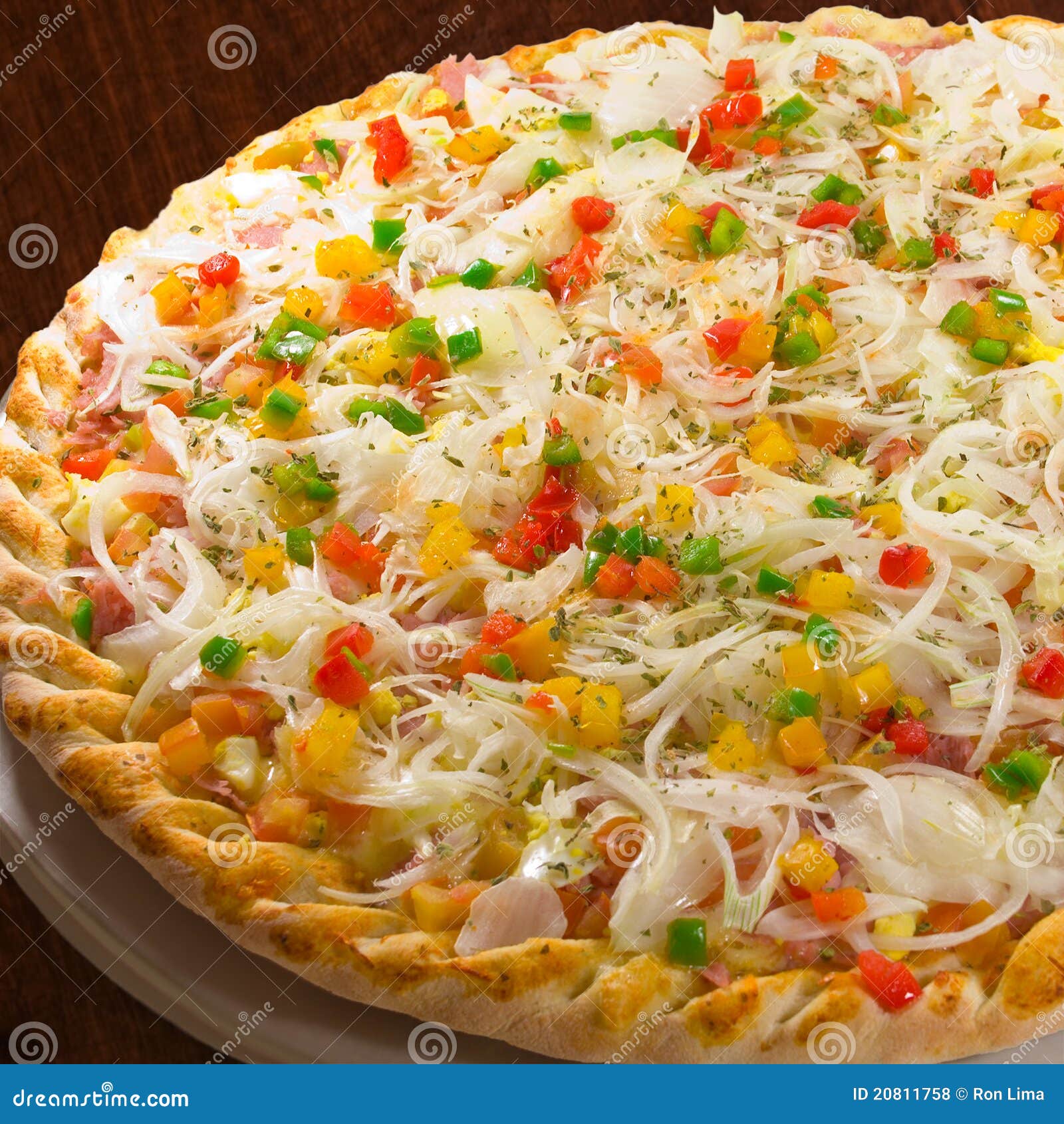 Portuguese pizza stock photo. Image of dough, italian 20811758