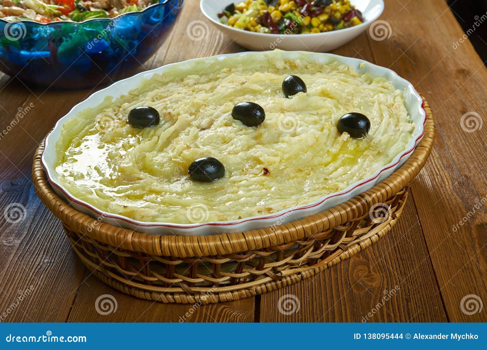 Portuguese Salt Cod and Potato Casserole Stock Photo Image of meal