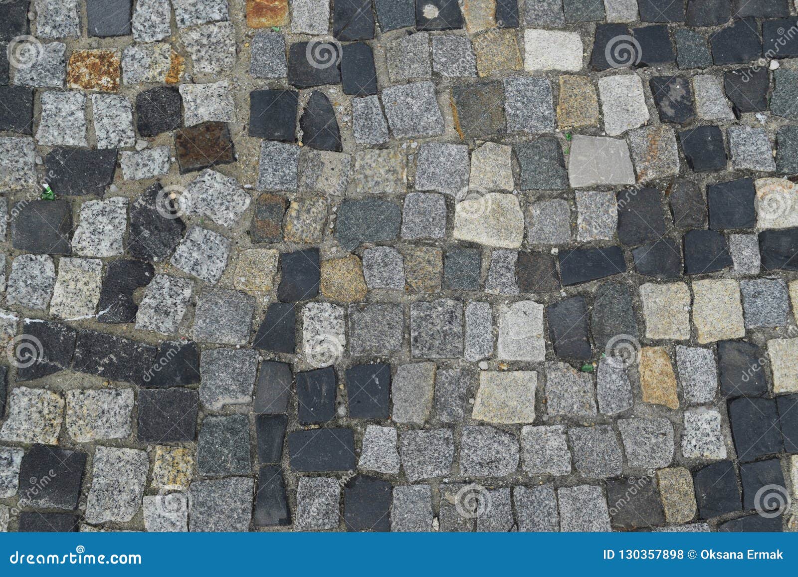 portuguese stone pavement or calcada portuguesa road