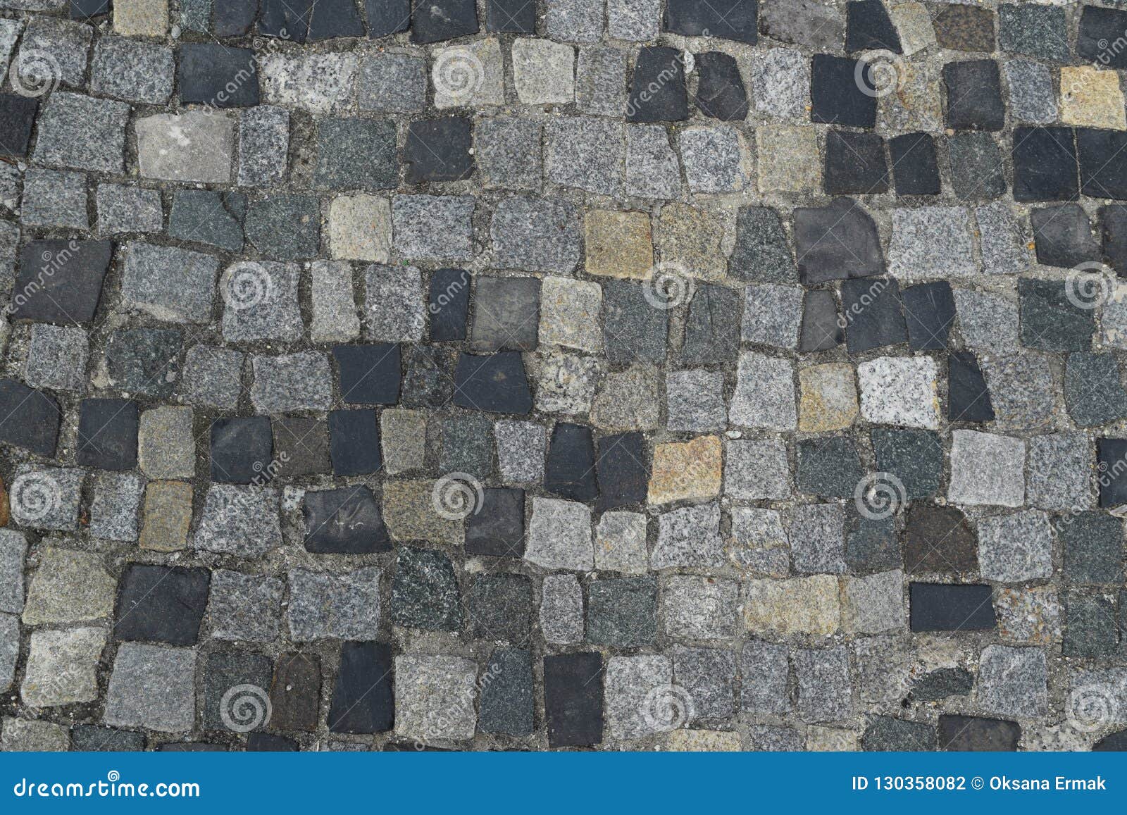 portuguese stone pavement or calcada portuguesa road