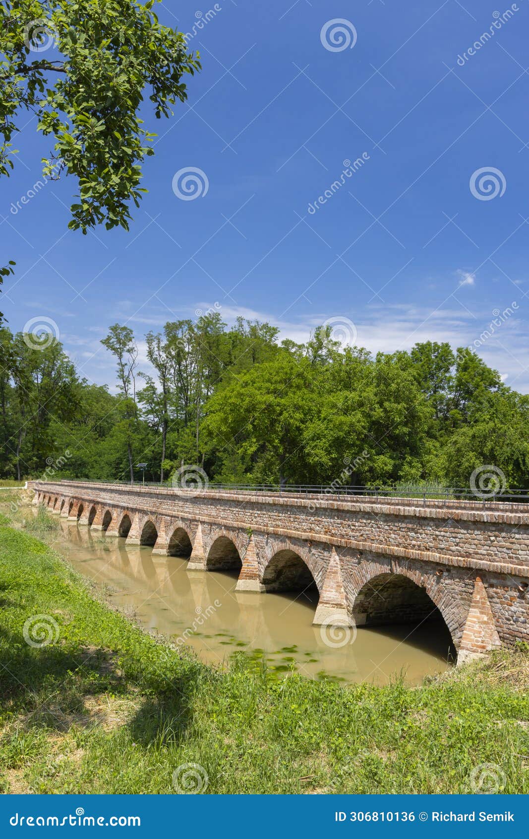 portz insel bridge near mikulov, southern moravia, czech republic