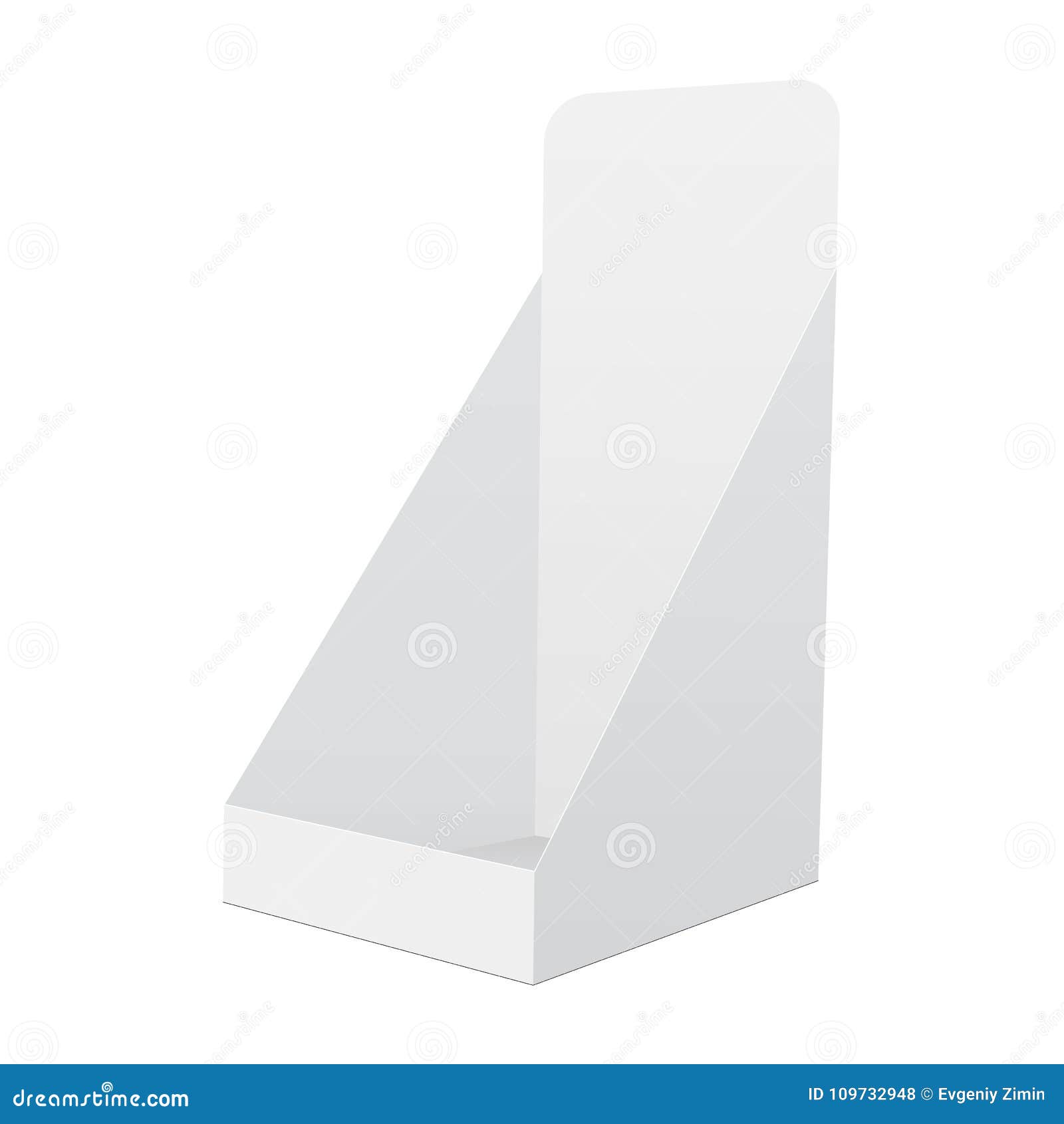 Download POS display mockup stock vector. Illustration of shelf - 109732948