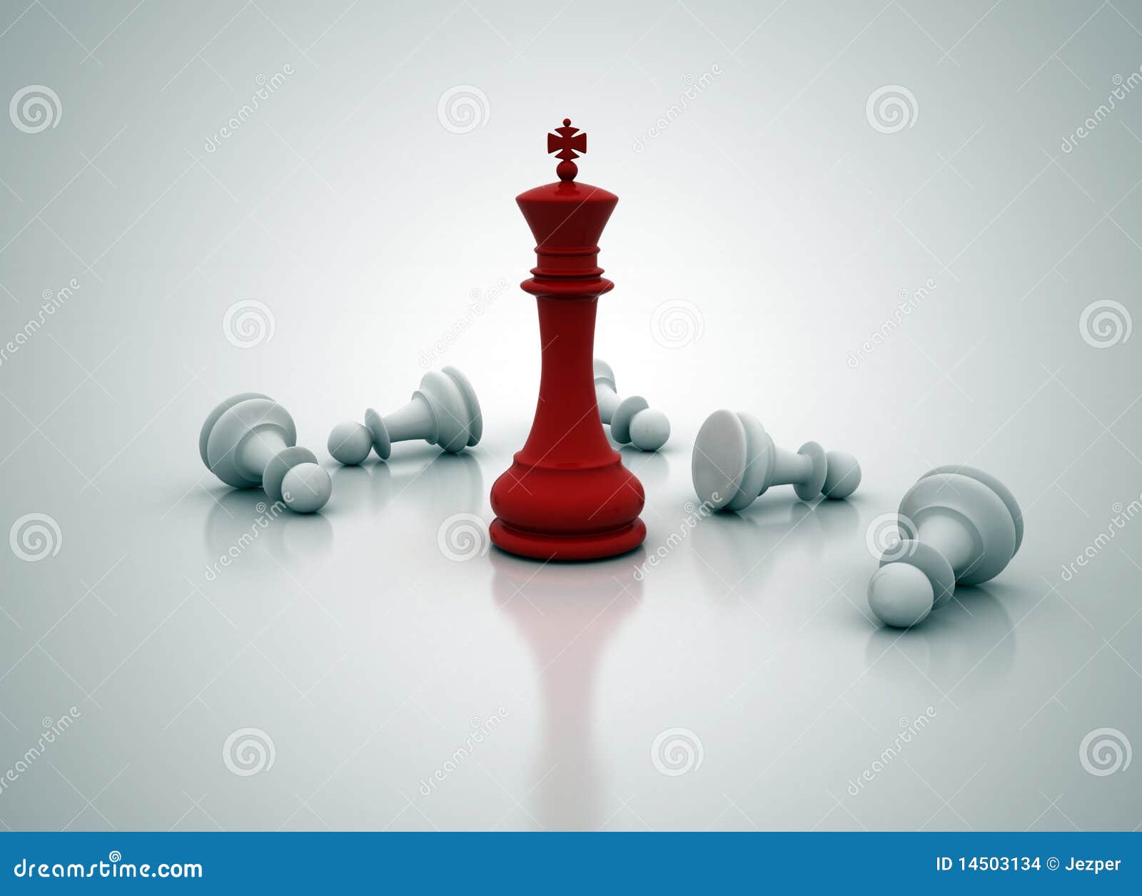 Posição do rei da xadrez ilustração stock. Ilustração de preto