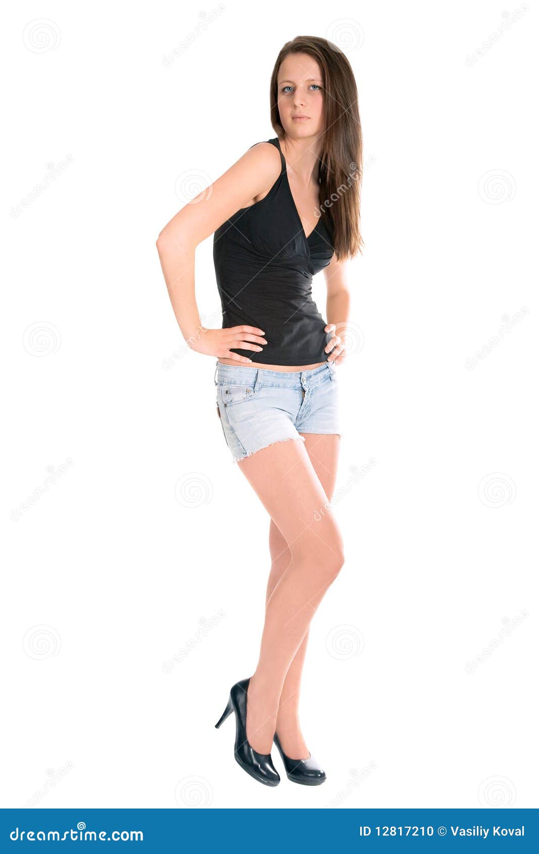 Posing girl stock photo. Image of long, pose, face, model - 12817210