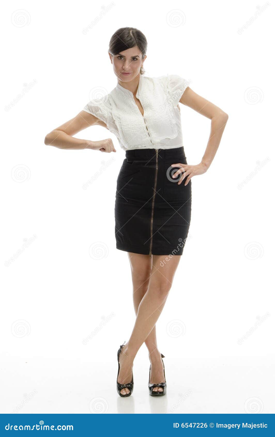 Posing gorgeous lady stock photo. Image of indoors, copy - 6547226