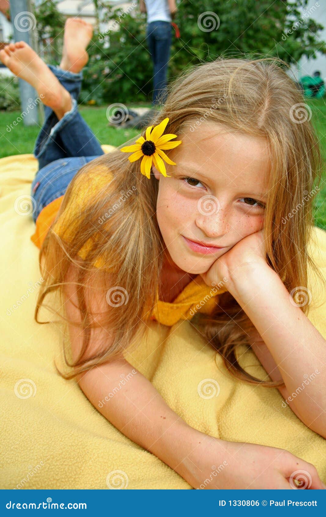 Posing lying stock photo. Image of cute, model, beautiful - 1330806