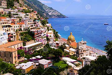 Positano, Italy stock image. Image of italia, european - 25645769