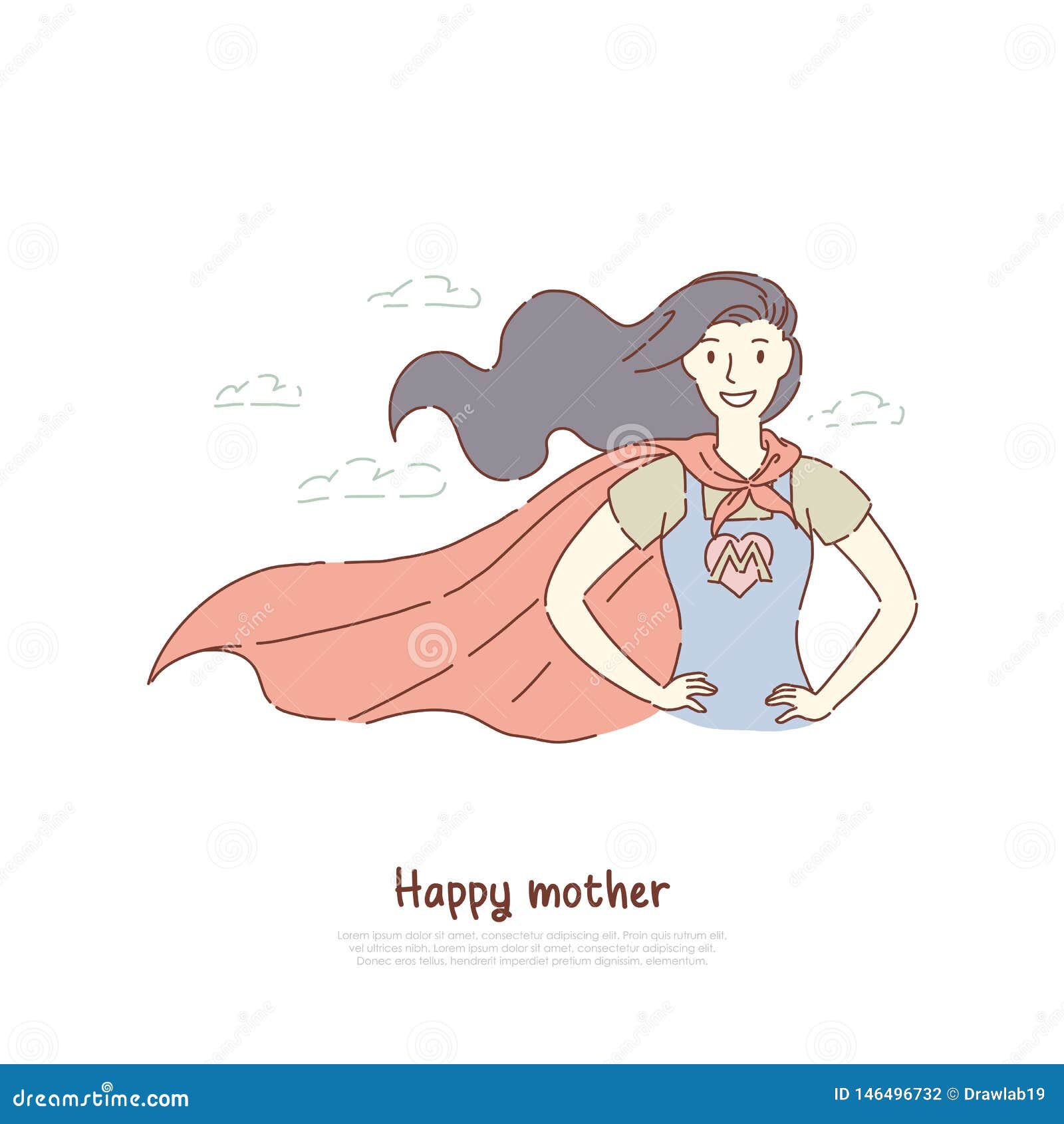 Maman Mon momie est un super héros-action bébé à grandir pouvoirs maman Costume 