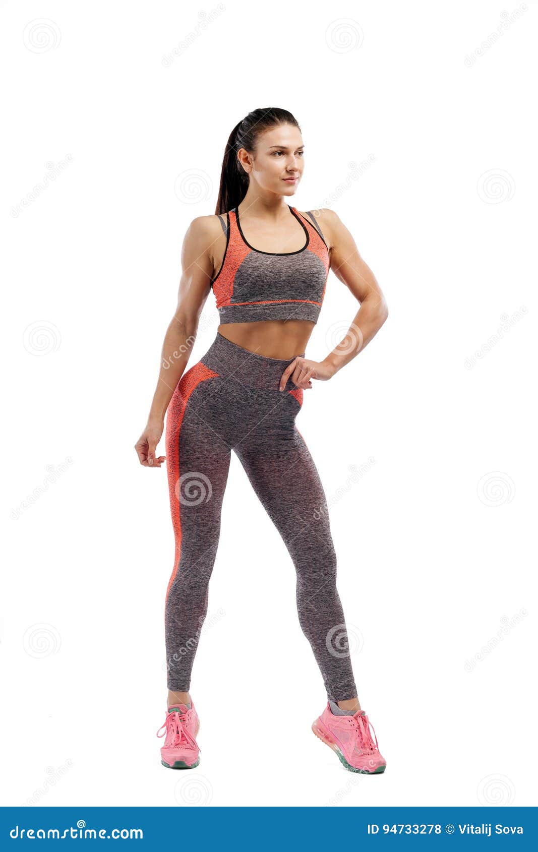 Positions of Fitness Bikini Stock Photo - Image of body, health: 94733278