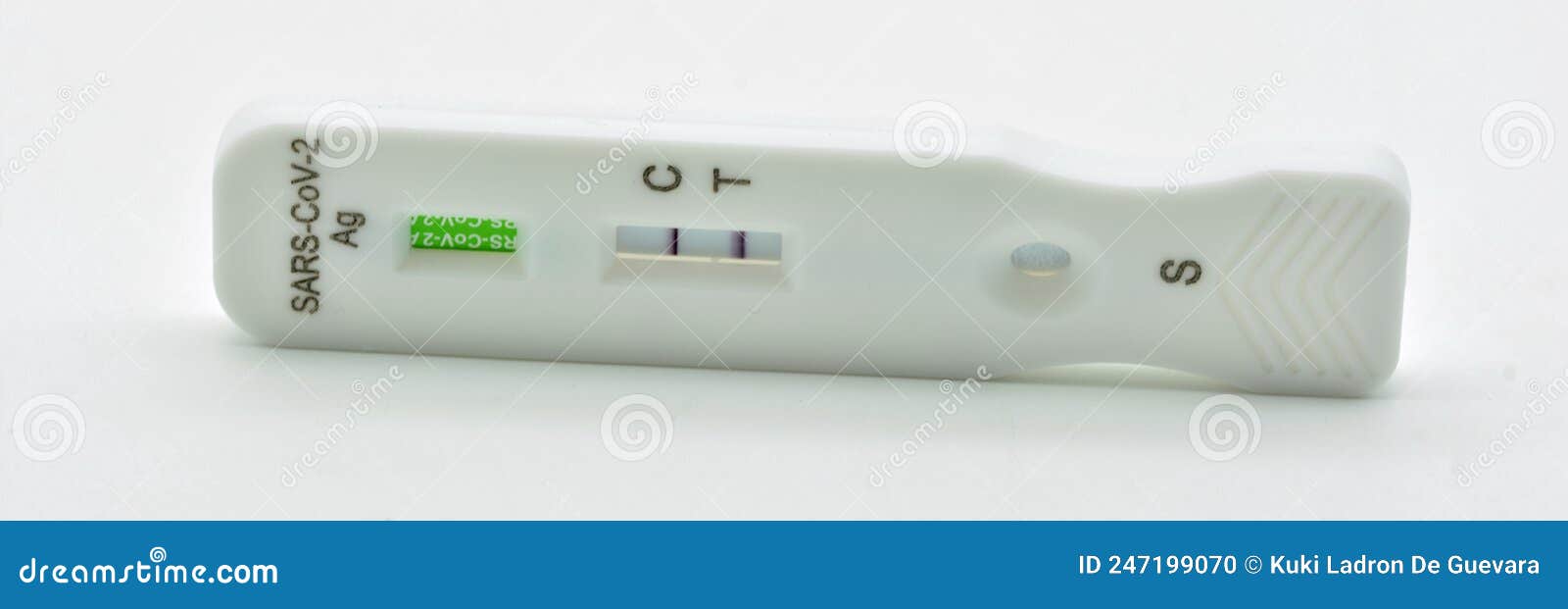 positive test result from a rapid covid-19 self-test at home