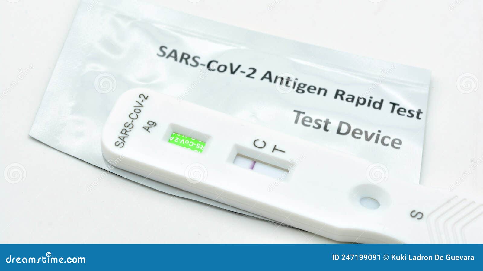 positive test result from a rapid covid-19 self-test at home