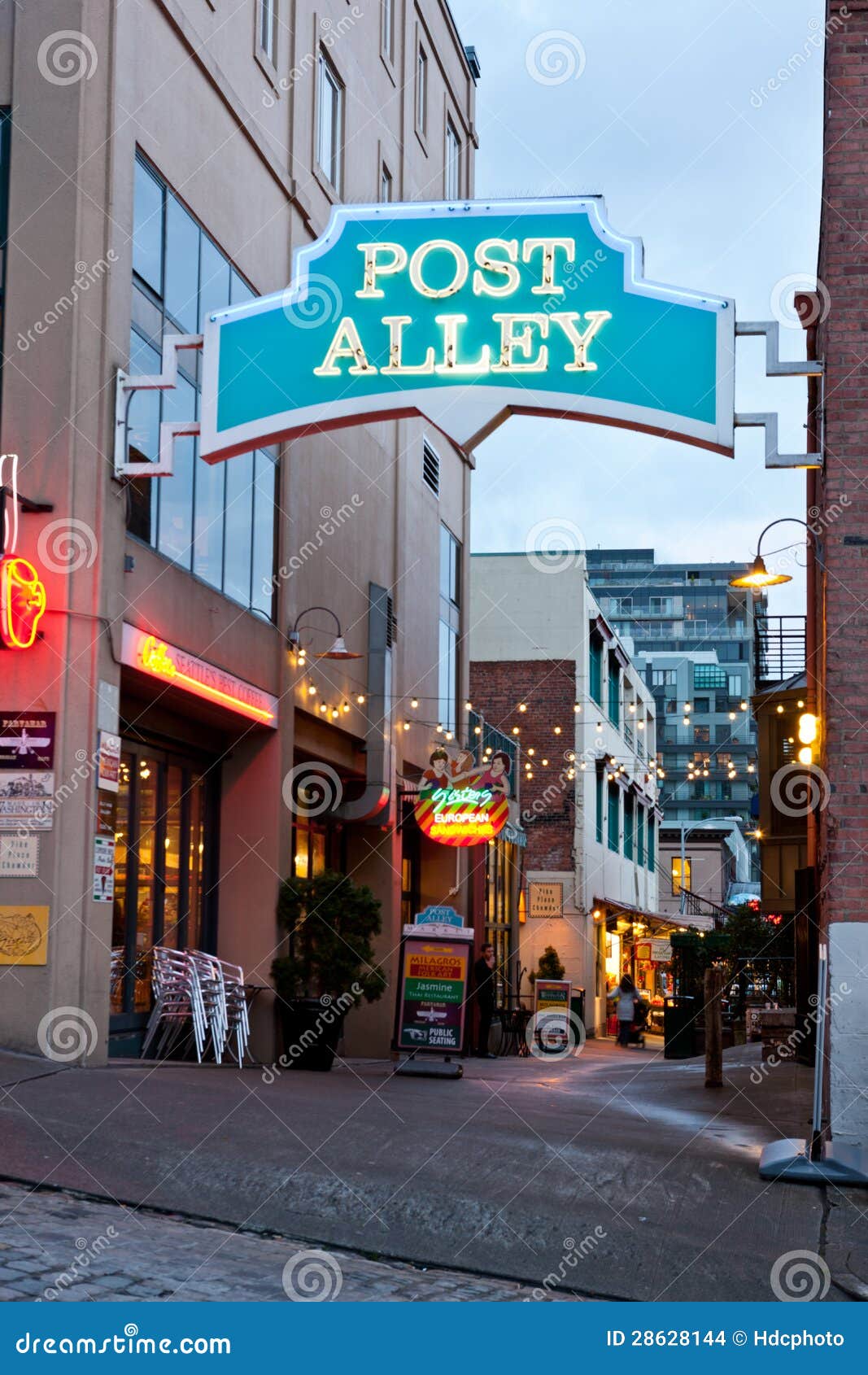  Post Alley  In Seattle Washington Editorial Stock Image 