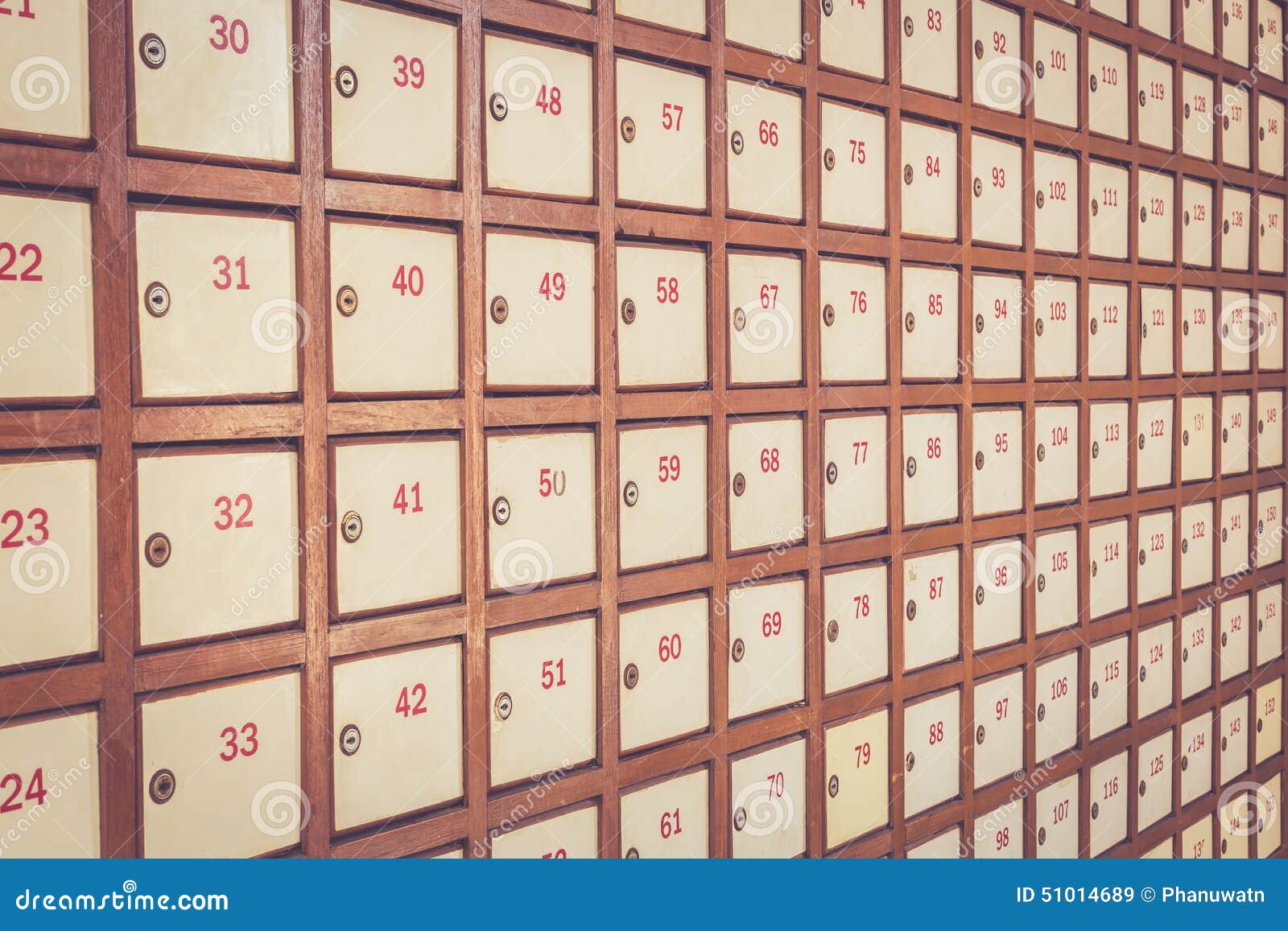 Post box with number stock image. Image of parcel, service 51014689