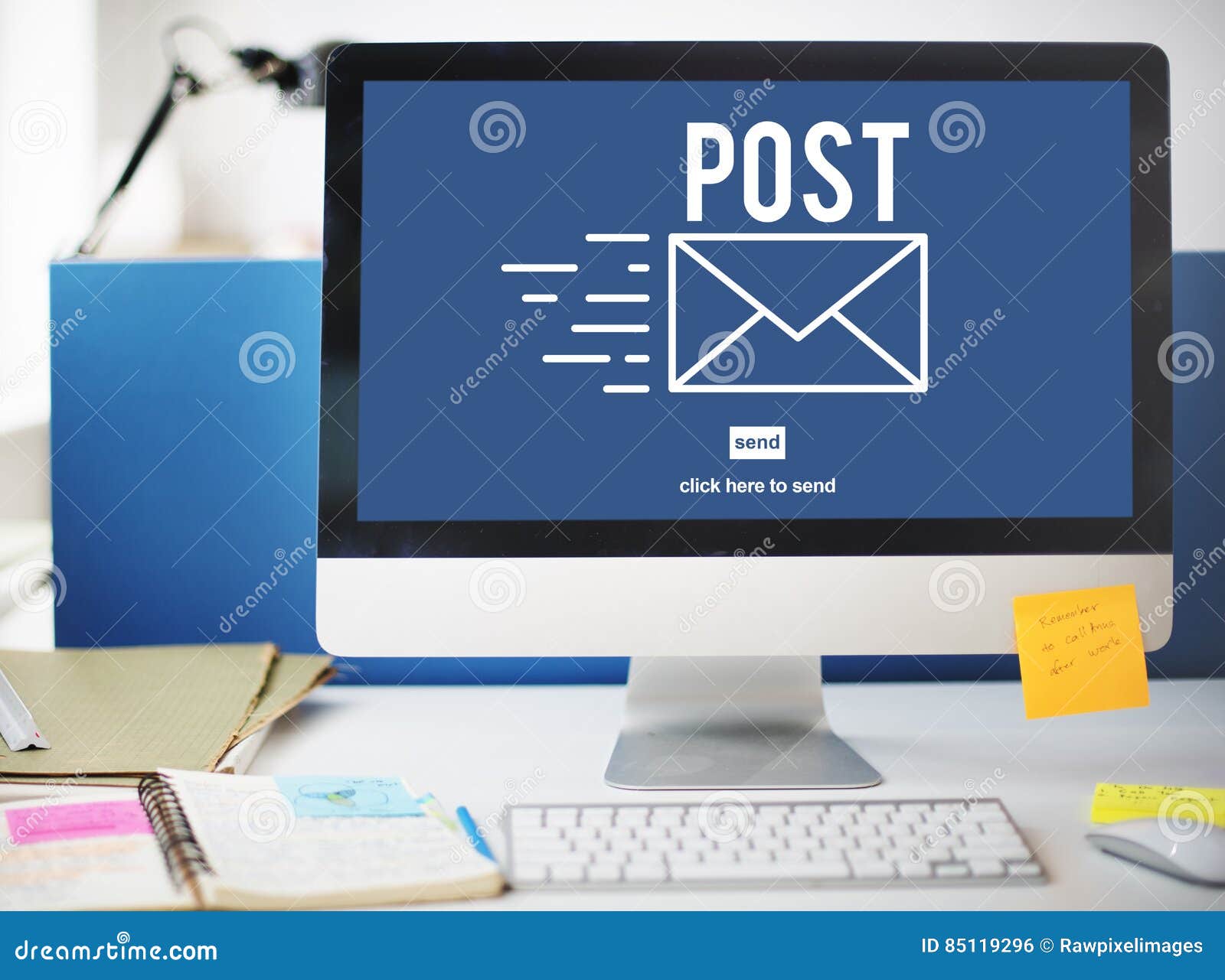 post mail correspondence online message communication concept