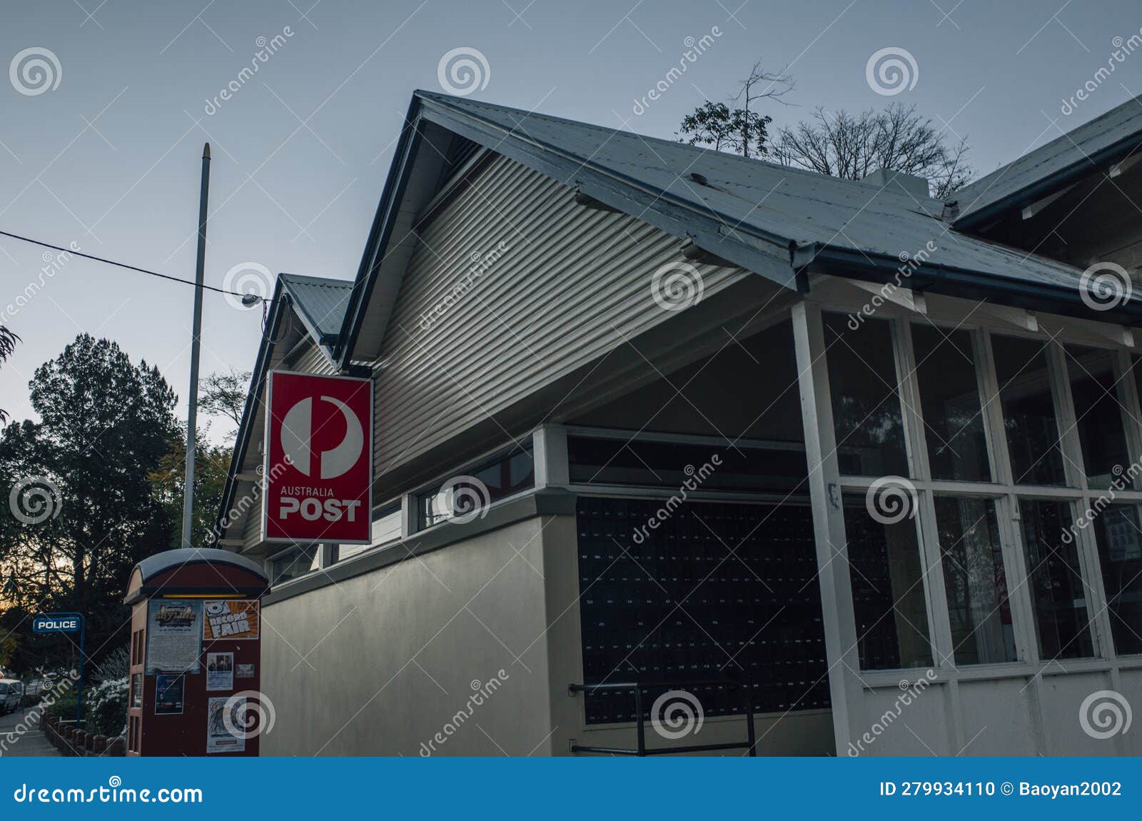 Post office in Australia editorial image. Image of architecture 279934110