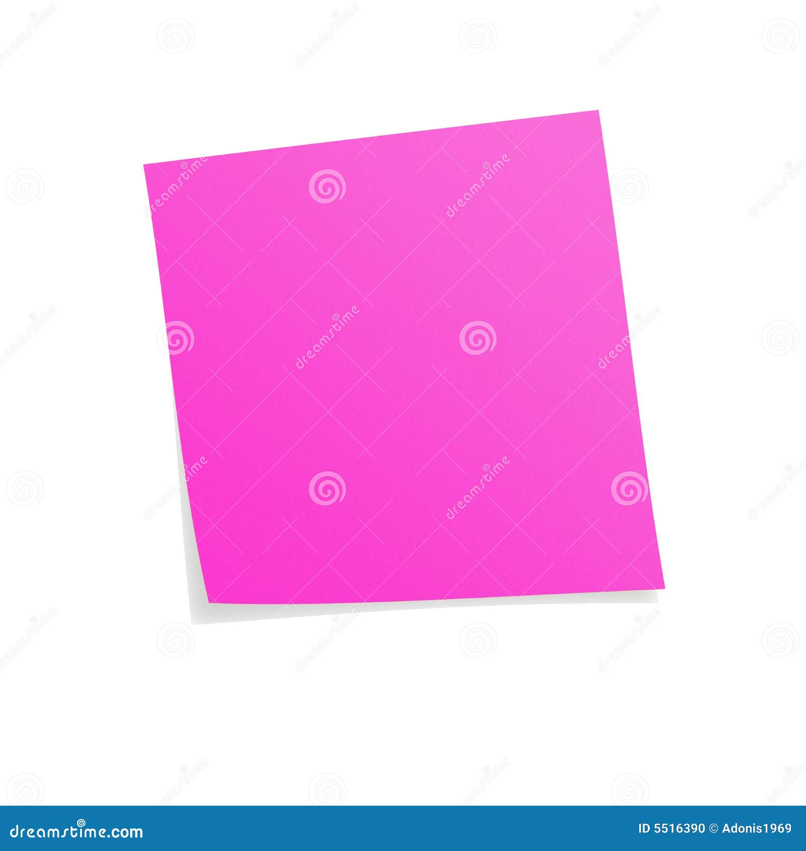 Post-it rose photo stock. Image du place, libre, poteau - 5516390