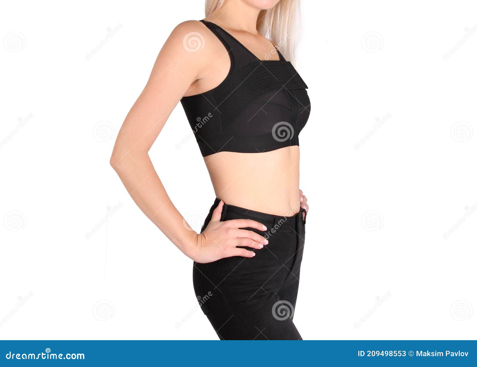 Post Surgery Compression Bra for Breast Cancer Patient after Mastectomy. Breast Augmentation