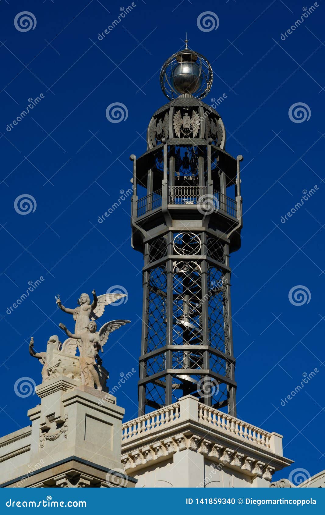 post and telegraph building tower oficina de correos