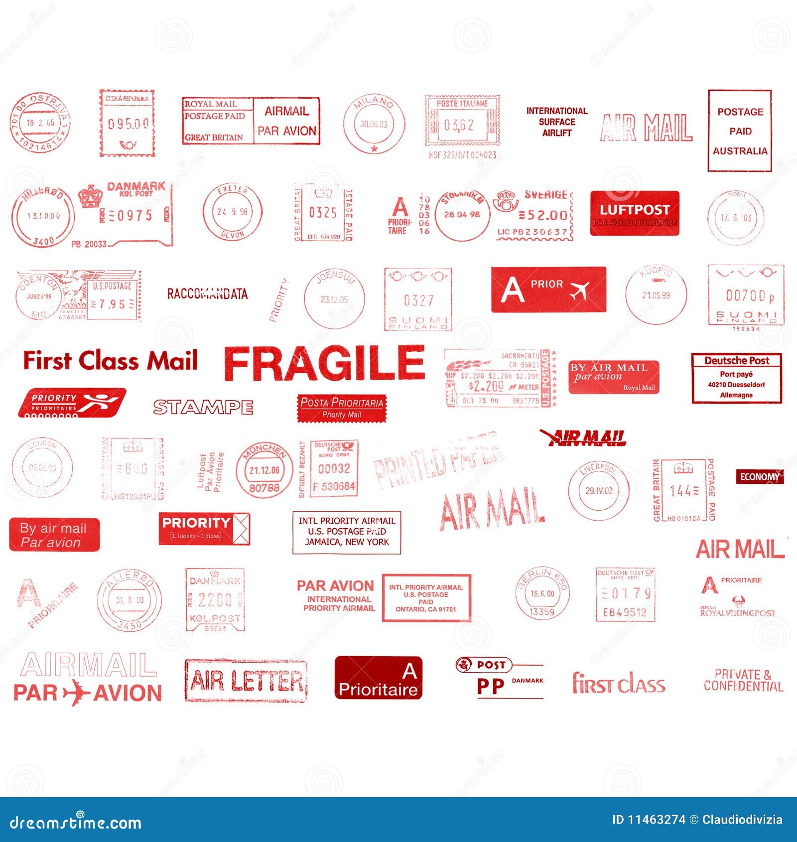 Postage meters stock illustration. Illustration of document 11463274