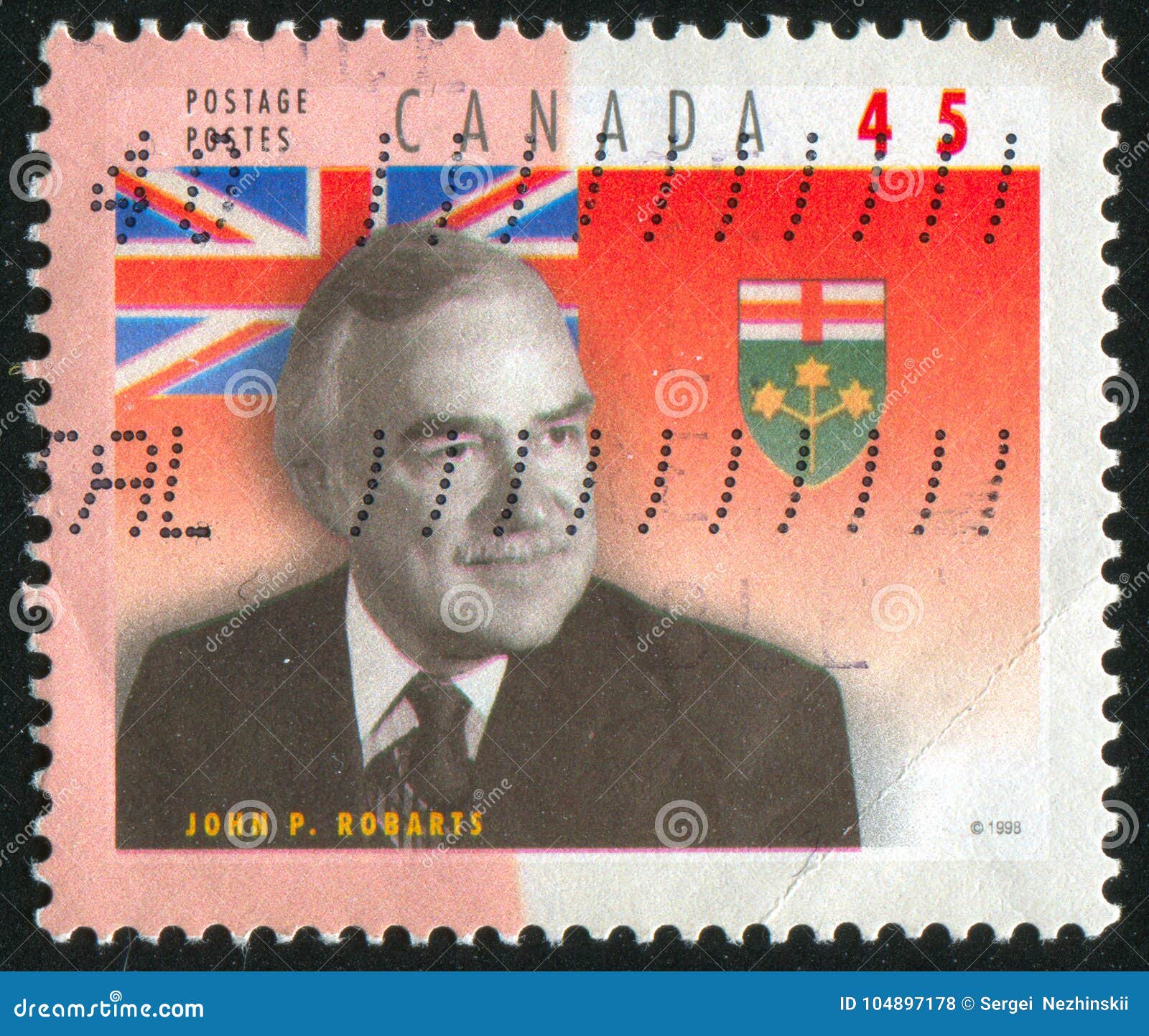Postage Stamp Printed by Canada Editorial Stock Photo Image of