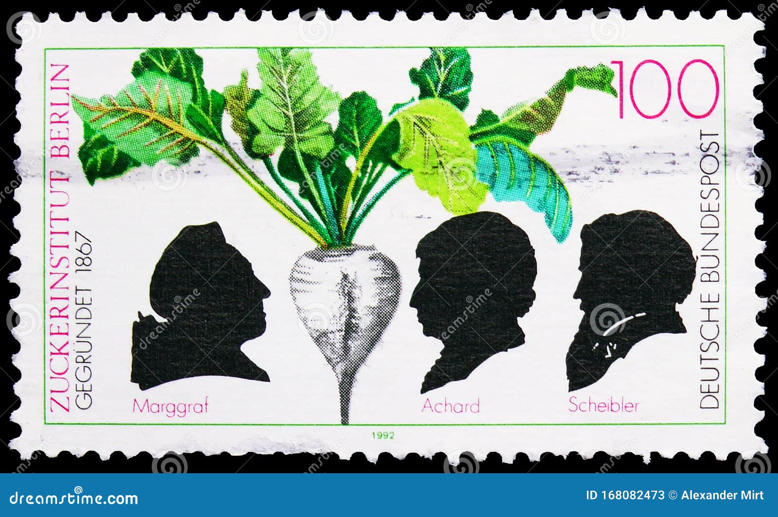 Postage Stamp Printed in Germany Shows Andreas Marggraf, Beet, Franz Achard and Carl Scheibler, Berlin Sugar Institute Serie, Editorial Stock Photo - Image of marggraf, russia: 168082473