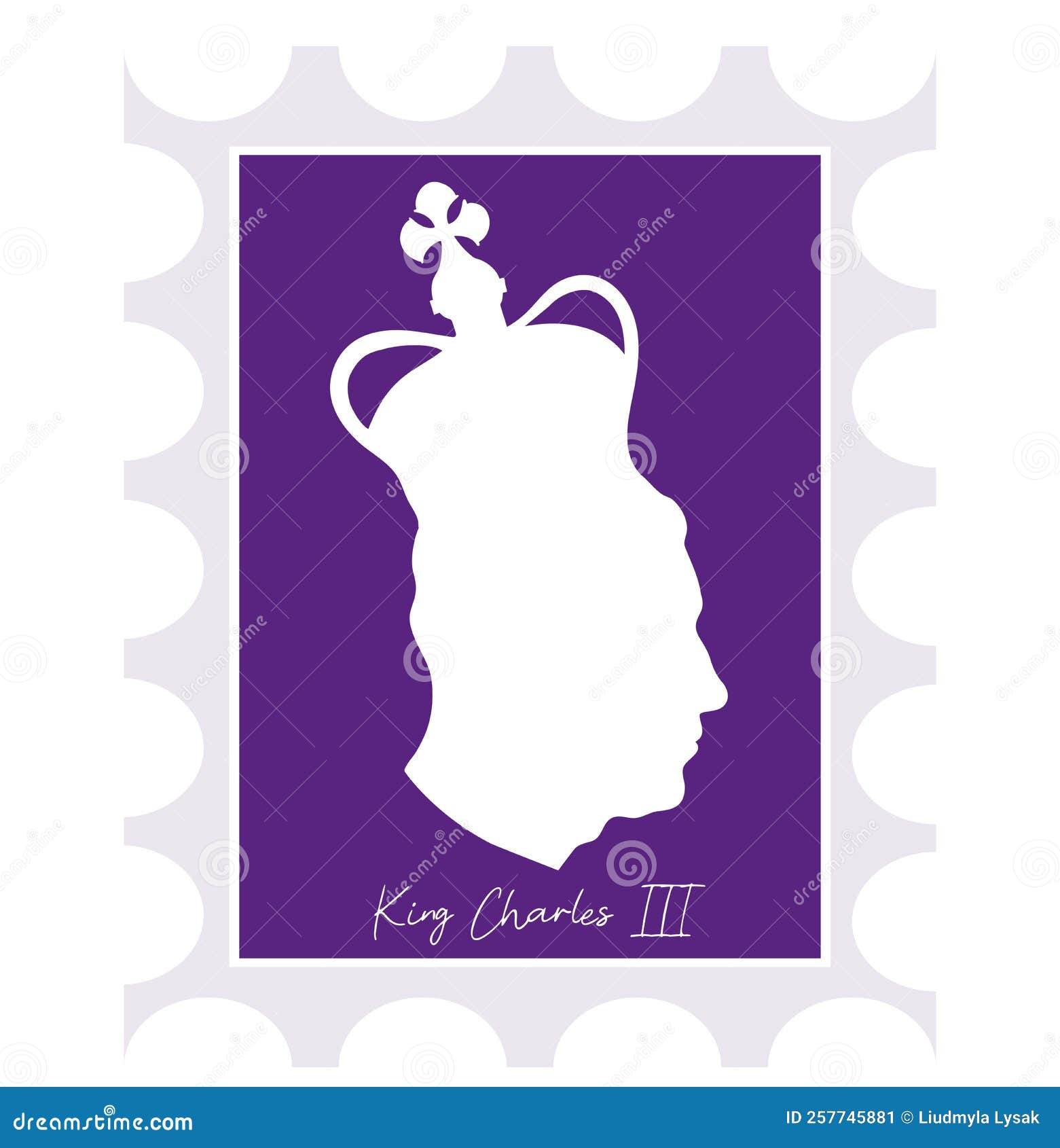 King Charles III, Formerly Prince Charles Vector Illustration