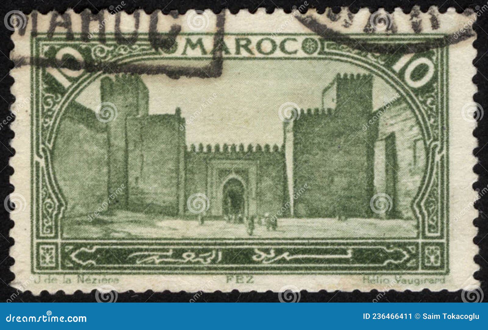 Postage Stamps of the Morocco. Editorial Photo Image of mail