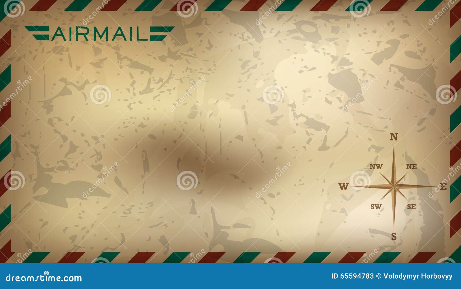 Postal Background. Vector Illustration Stock Vector Illustration of