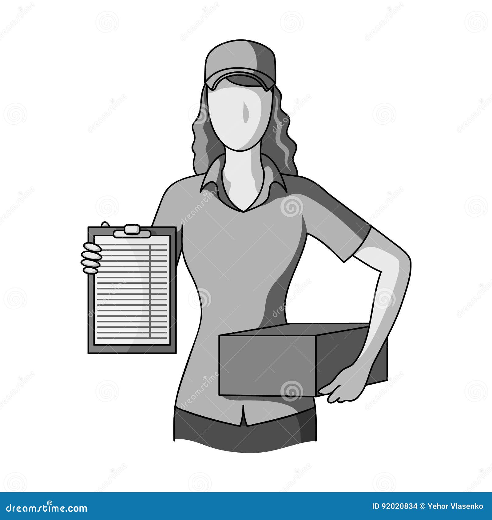 postal courier.mail and postman single icon in monochrome style   stock  web.