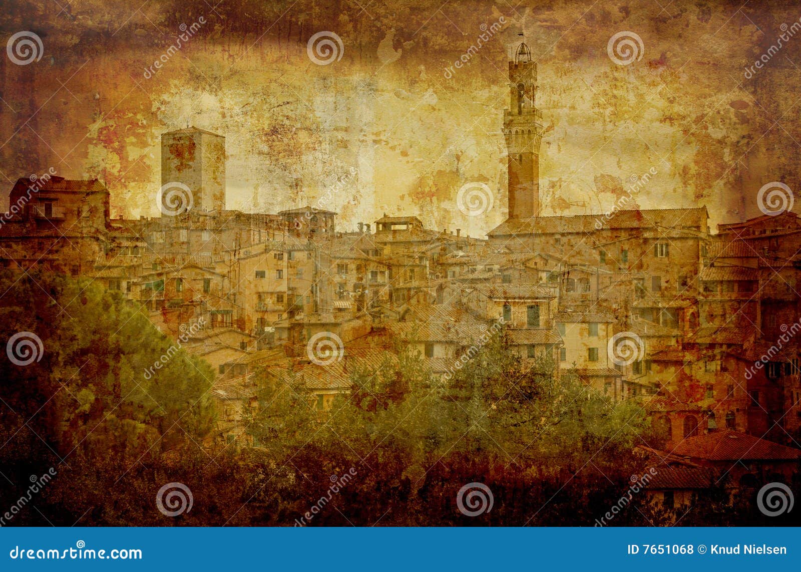 Postcard from Italy stock photo. Image of italian, vintage 7651068