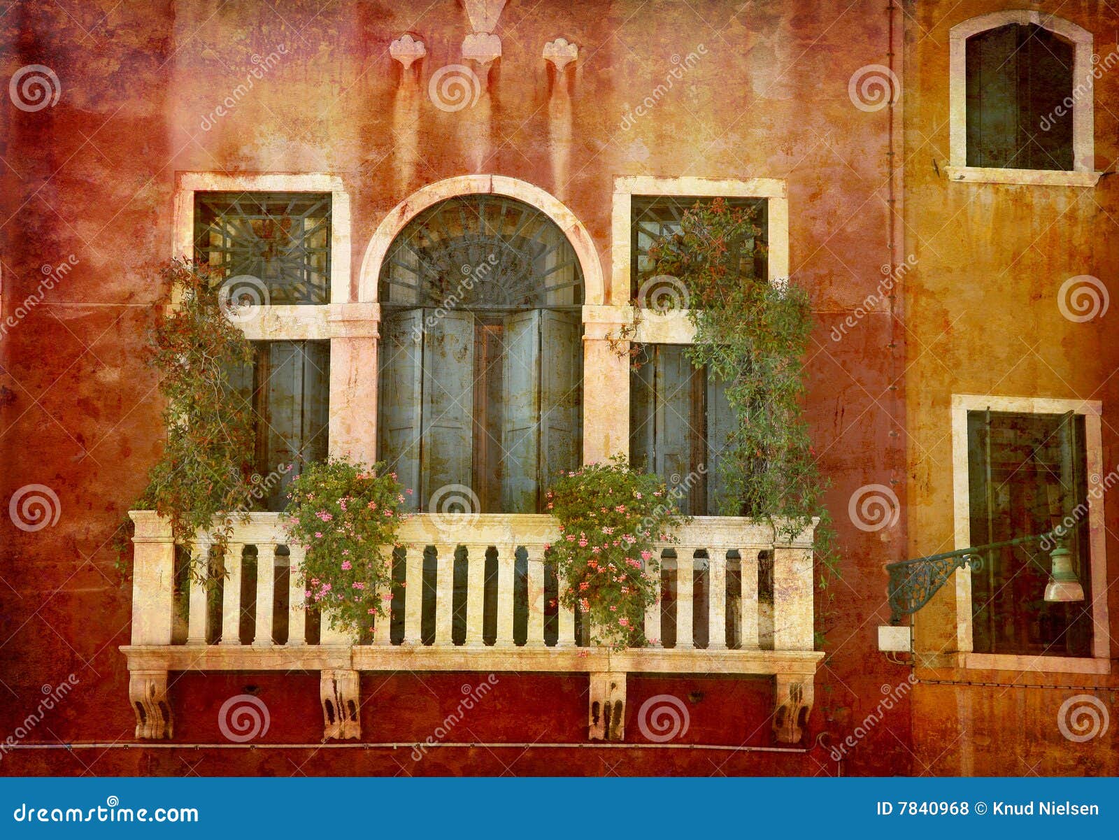 Postcard from Italy (series) Stock Photo Image of balcony, luxuriant