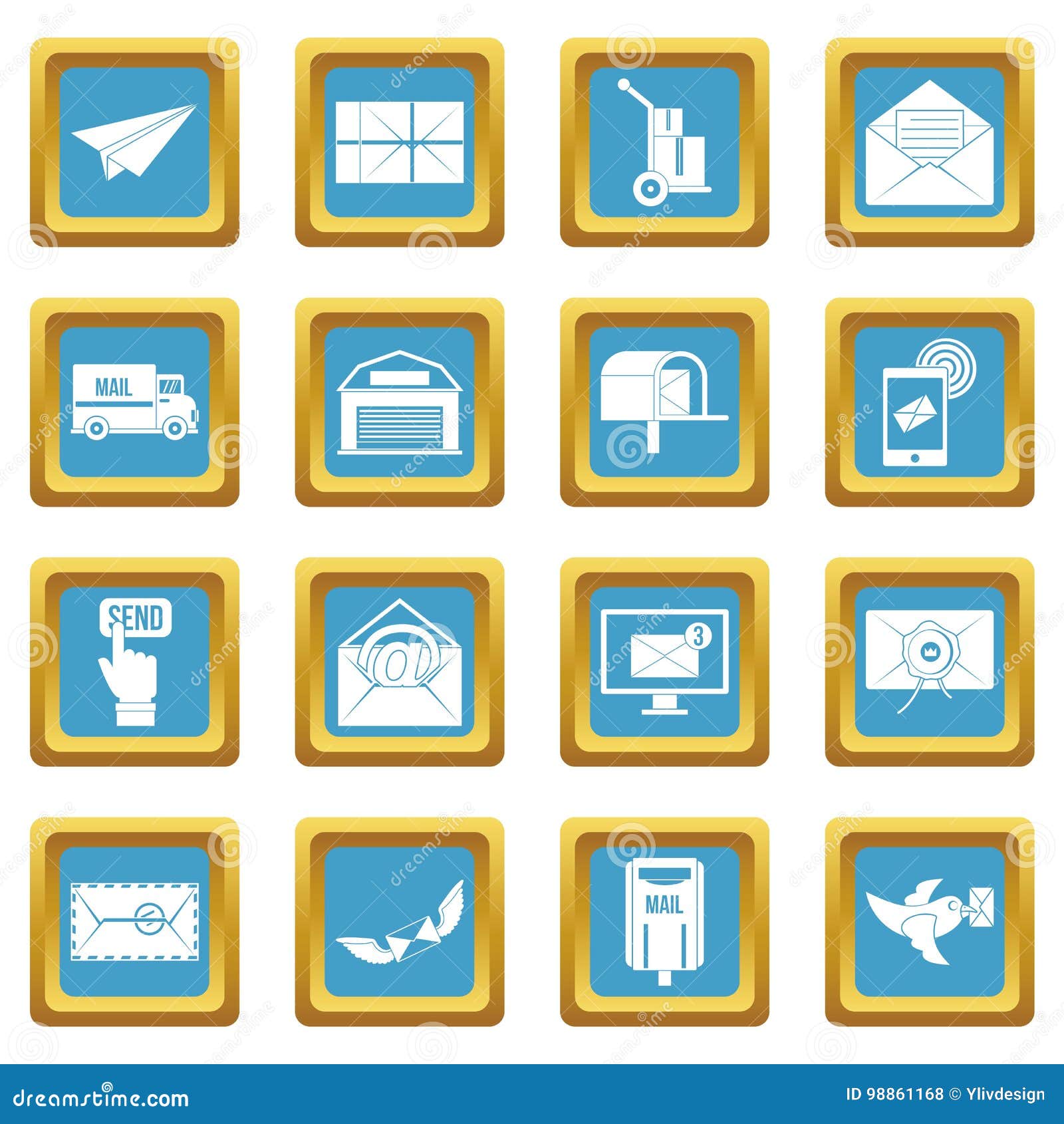 poste service icons azure