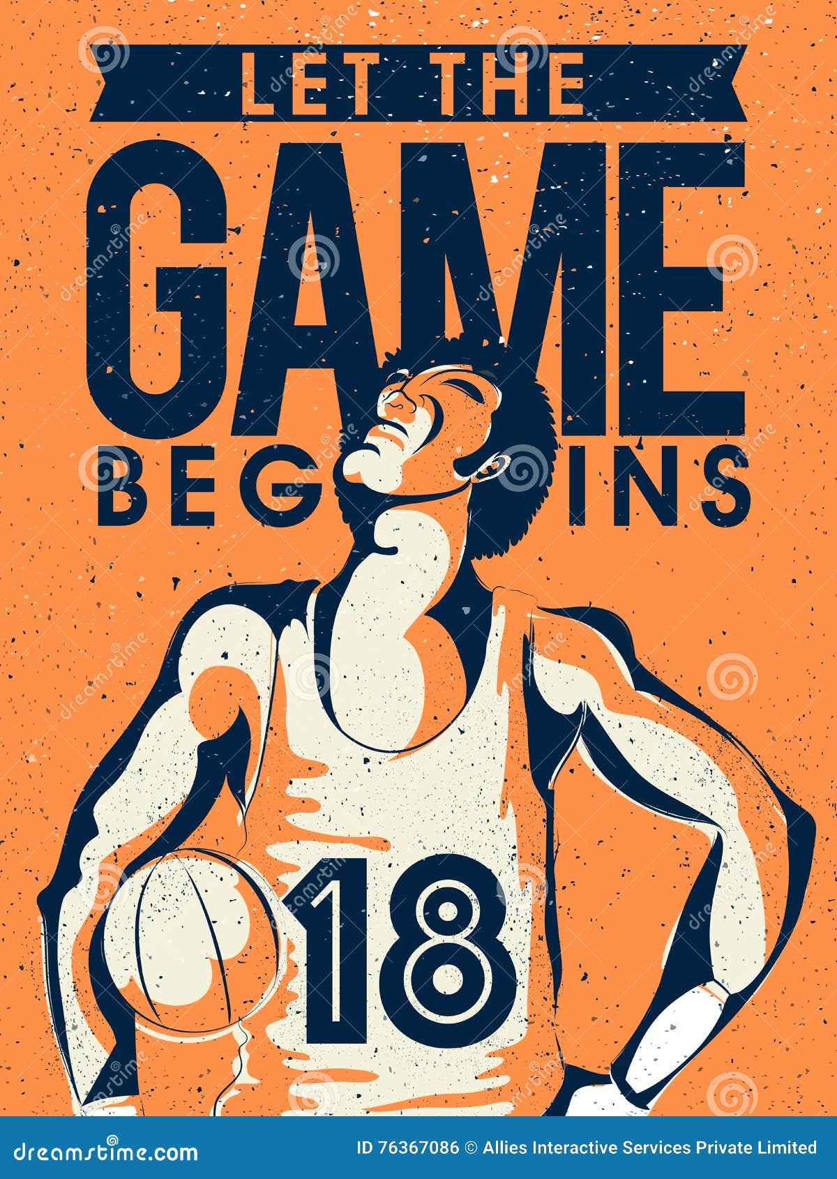 Vintage Basketball Poster 93