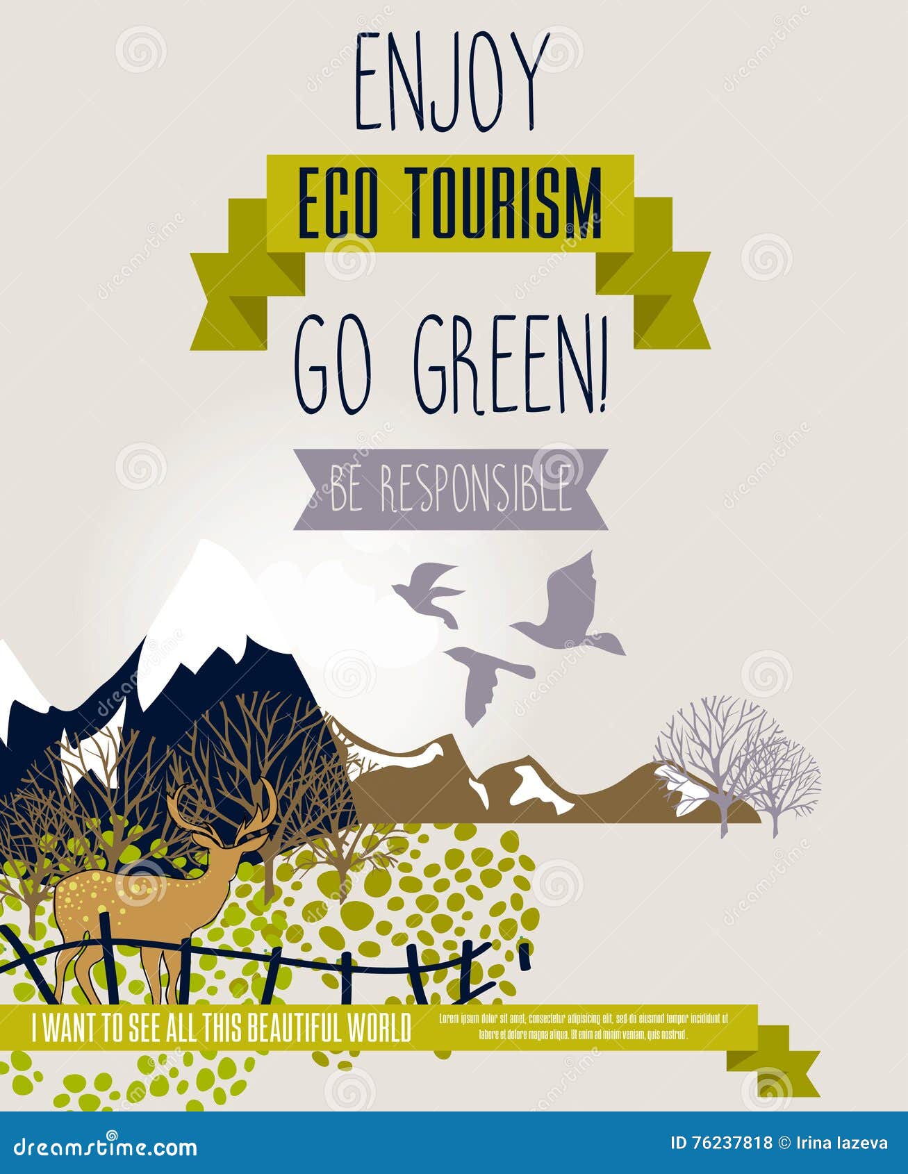 poster for eco tourism