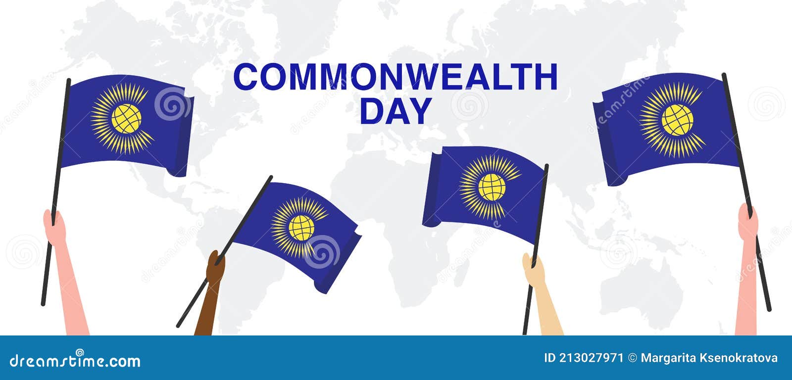 Poster Holiday of Unity and Security Commonwealth Day Calendar