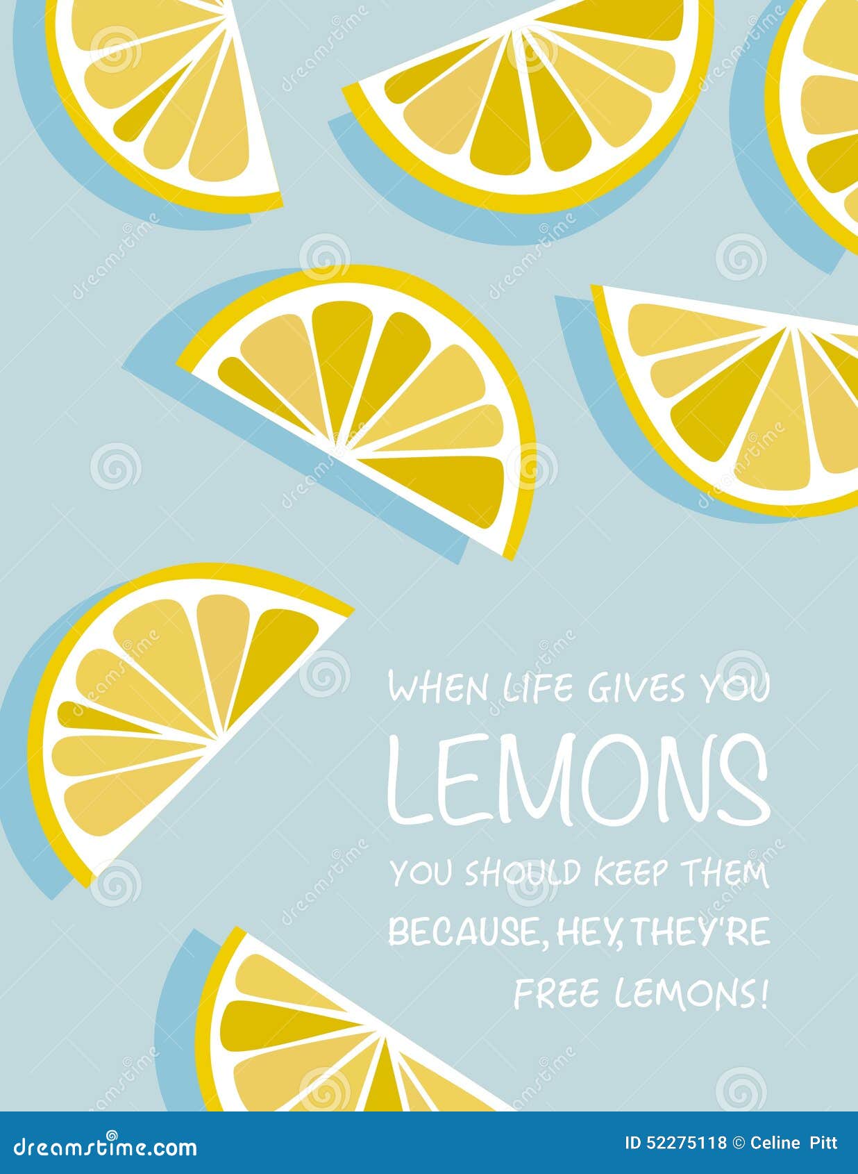 When Life Gives You Lemons Stock Illustration Illustration