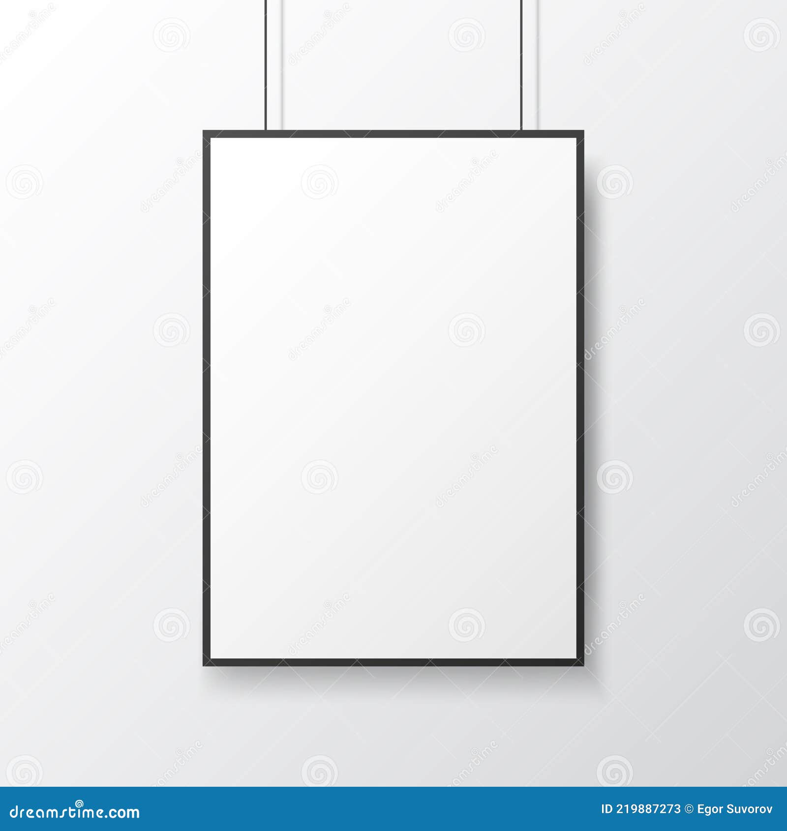 Closed Sign Hanging Isolated On White Wall Stock Illustration