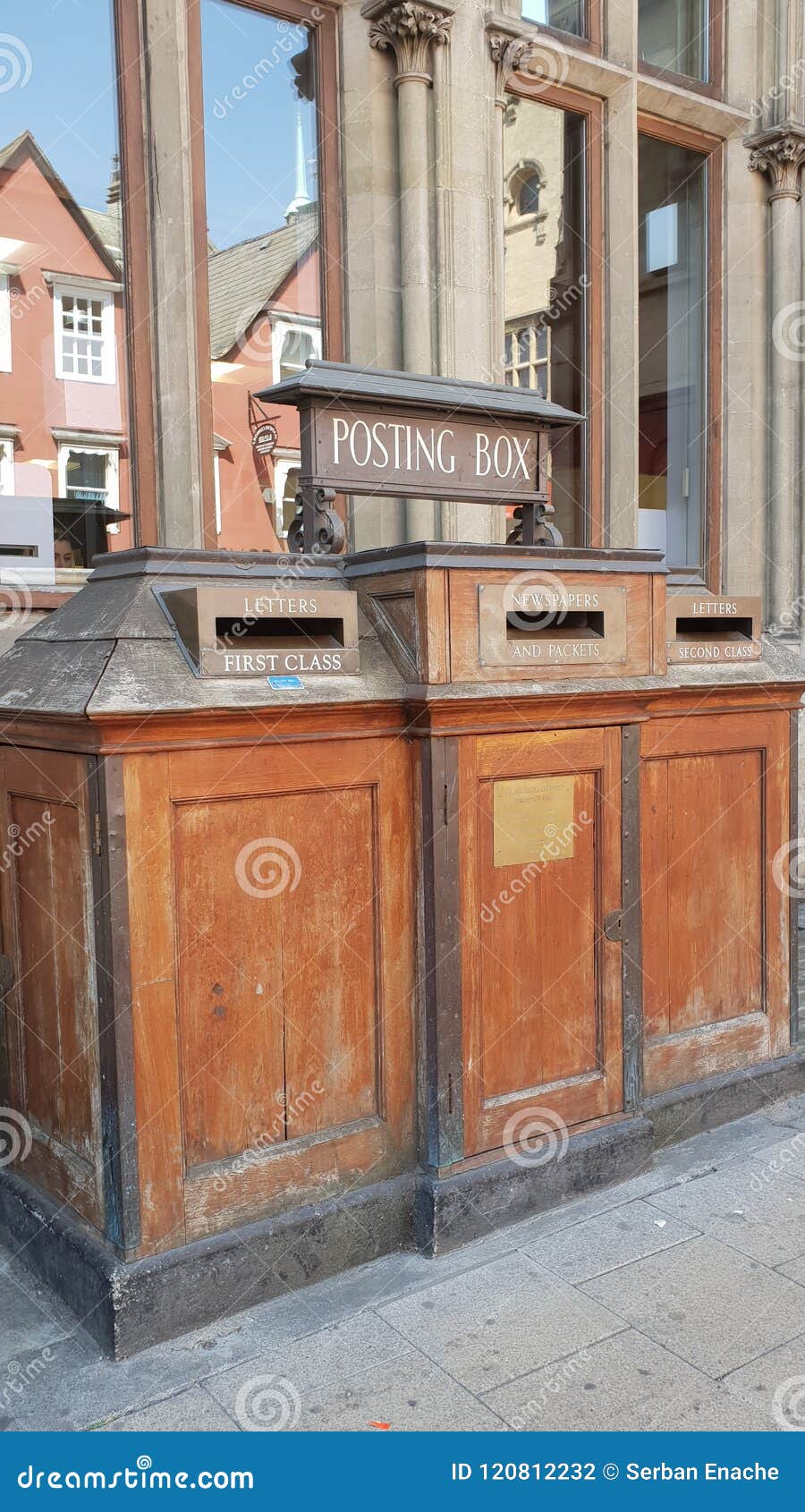 posting box, oxford, england