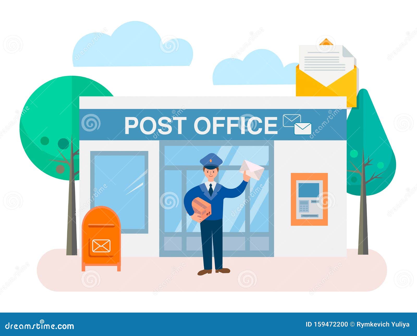 Пост post. Почта рисунок. Иллюстрация Post Office. Почта здание вектор. Здание почта рисунок без фона.